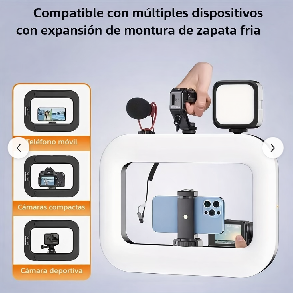 ANILLO DE LUZ PRO PORTATIL PARA CELULAR